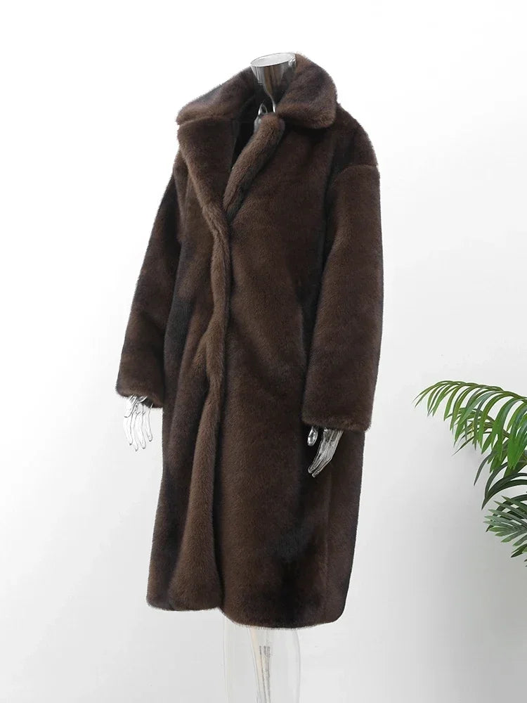 Miss Fur™ Women's Faux Fur Coat